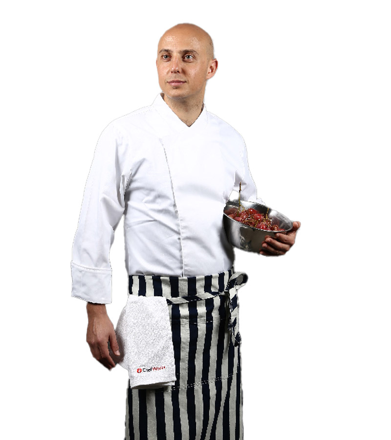 Chef Works Coat Asian Fit Chef White