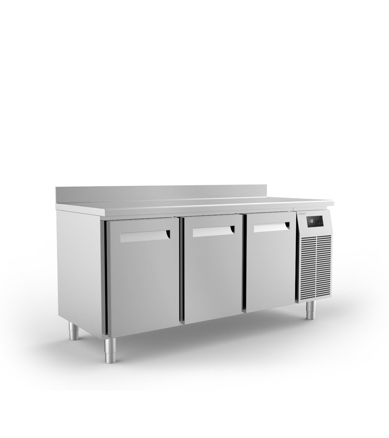 Hiber  3 Door Refrigerated Counter Aura 660 with top stand