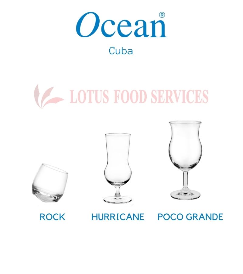 Transparent 450ml Ocean Cuba Hurricane Cocktail Glass